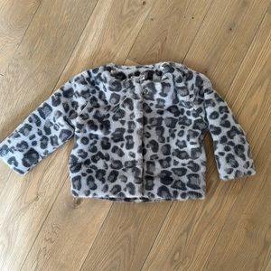 NWOT Splendid faux fur jacket